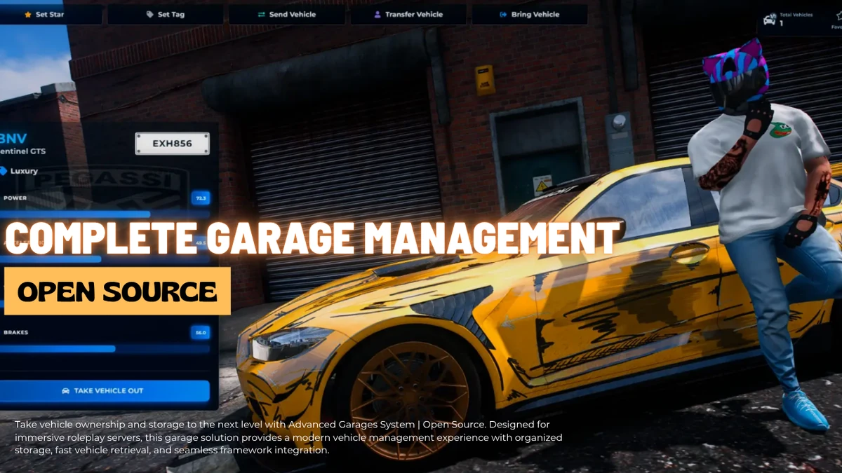 Complete Garage Management System FiveM | Open Source